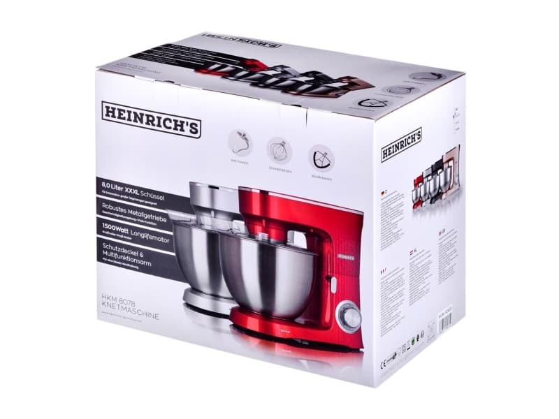 HEINRICH "S HKM 8078 röd matberedare