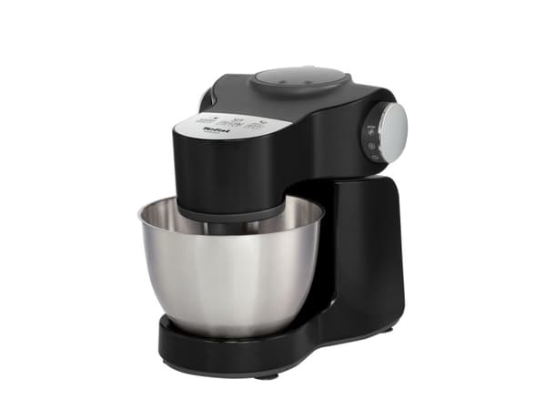Tefal Wizzo QB3198, 4 l, Svart, Rostfritt stål, Röra, 1 l, Blanda, Hackning, Skärande, Mala, Knådning, Mixning, 2,7 l