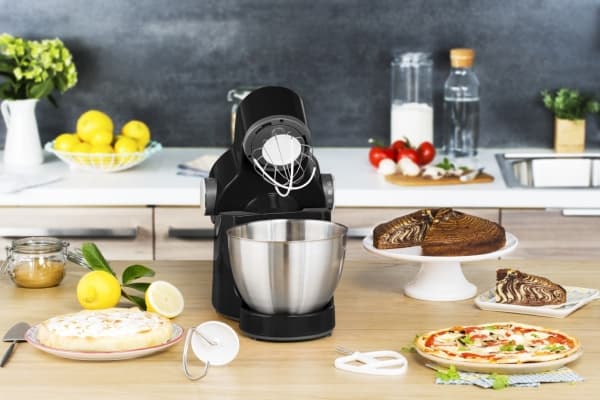 Tefal Wizzo QB3198, 4 l, Svart, Rostfritt stål, Röra, 1 l, Blanda, Hackning, Skärande, Mala, Knådning, Mixning, 2,7 l