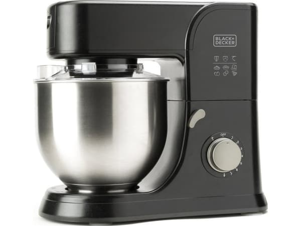 Black & Decker | Kitchen Machine | ES9130080B | 1000 W | Number of speeds 8 | Bowl capacity 5.2 L | Black