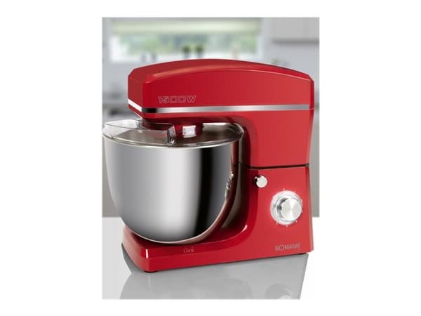 Bomann KM 6036 CB, 10 L, Punainen, Rotaatio, 6,5 kg, Ruostumaton teräs, 1500 W