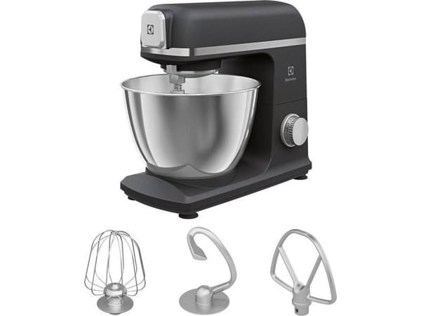 Electrolux E5KM14BPT, Stativmixer, Svart, Vispning, Knådning, Mixning, 1,2 m, 5 l, 1200 W