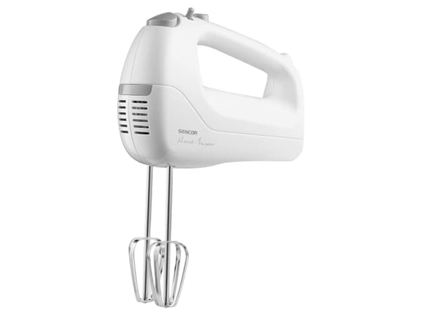 Sencor SHM 5400WH, Håndmikser, Hvit, Elte, Miksing, 1,2 m, Knapper, Jekk, 200 W