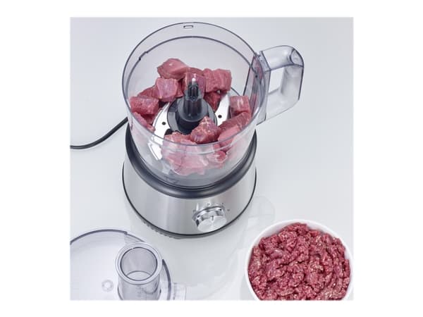 SEVERIN KM 3892 - Kjøkkenmaskin - 1200 W - børstet rustfritt stål / svart