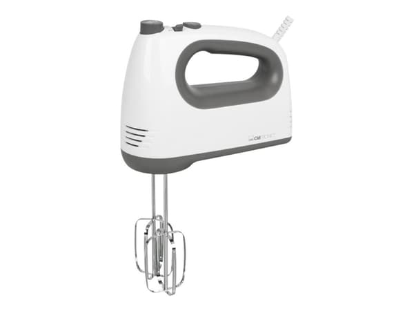 Clatronic HM 3775 - Handmixer - 400 W - vit / grå