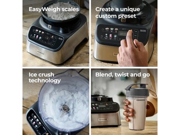 Kenwood FDM73.850SS, 3 L, Harmaa, Nupit, Vatkaaminen, Sekoittaminen, Pilkkominen, Viipalointi, Vaivaaminen, Sekoittaminen, Sekoittaminen, Sekoittamin