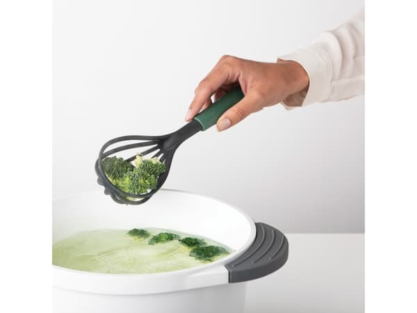 Brabantia Tasty+, Ballongvisp, Sort, Grønn, Nylon, 220 °C, 75 mm, 46 mm