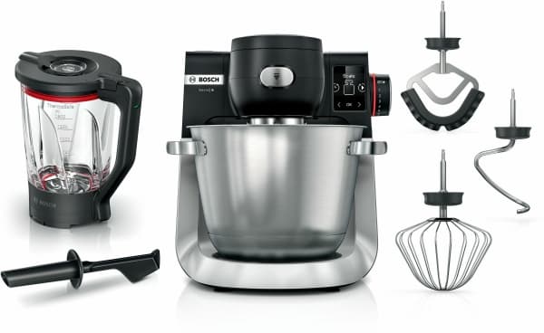 Bosch Serie 6 MUMS6ZS17, 5,5 l, Svart, Rostfritt stål, Rotations-, 3,5 kg, 3,5 kg, 1,1 m