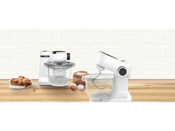 Bosch Serie 2 MUMS2TW00, 3,8 l, Hvit, Rotasjon, Elte, Miksing, Omrøring, 2 kg, 1,1 m