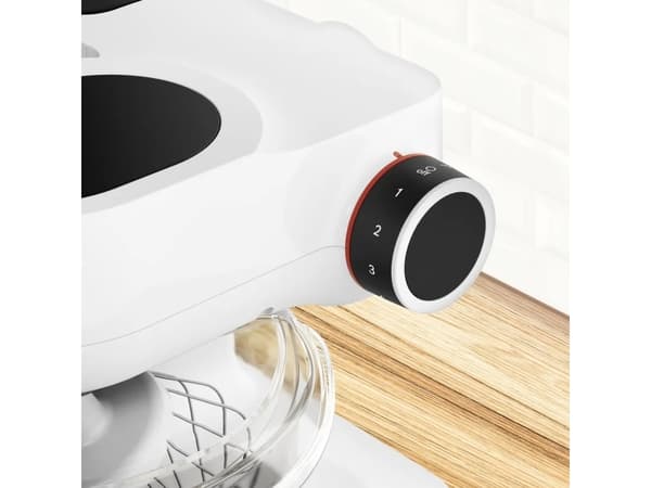Bosch Serie 2 MUMS2TW00, 3,8 l, Hvit, Rotasjon, Elte, Miksing, Omrøring, 2 kg, 1,1 m