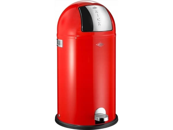 Wesco Avfallsbeholder 40l KickBoy rød WESCO