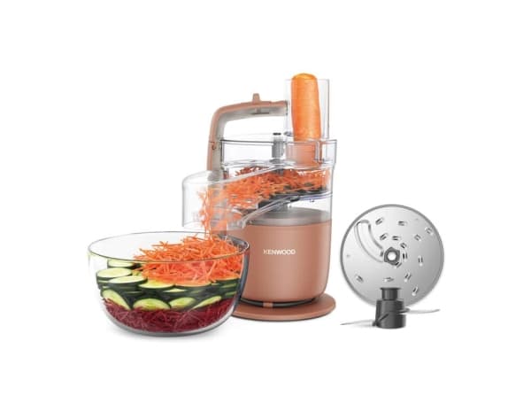 Kenwood FDP22.130RD, 1,3 l, Rød, Clay Red, Knapper, 0,75 l, Blending, Hakking, skjæring / kapping, Miksing