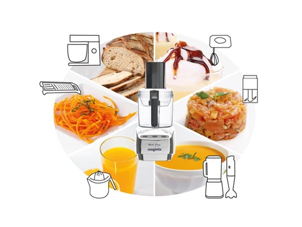 Magimix Mini Plus, 1,7 l, Svart, Knappar, 400 W, 370 mm, 210 mm