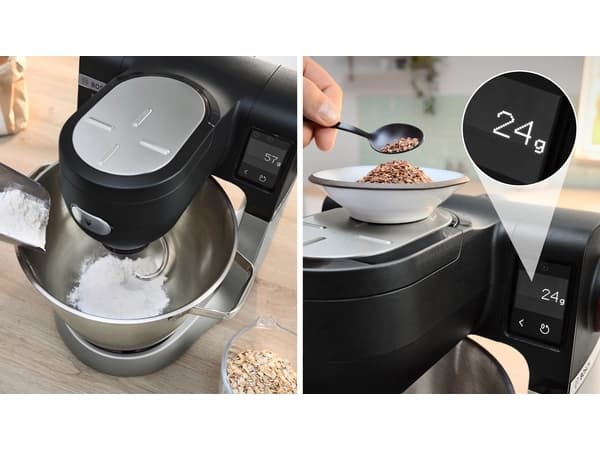 Bosch Serie 6 MUMS6ZS00, 5,5 l, Svart, Rostfritt stål, Rotations-, 1,1 m, Rostfritt stål, 1600 W