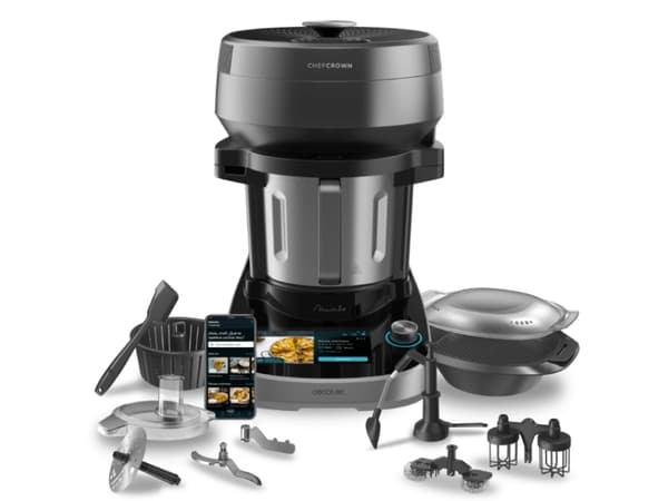 Cecotec Mambo CooKing Unique, 4,5 l, 17,8 cm (7"), Svart, 2200 W, 496 mm, 309 mm