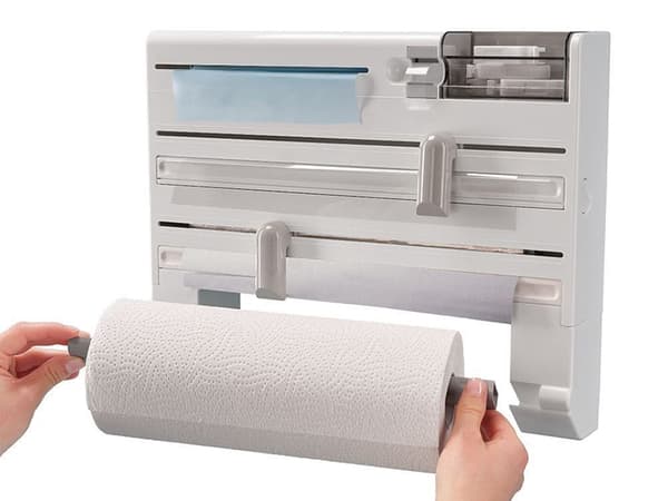 Väggmonterad pappershandduksautomat 5in1