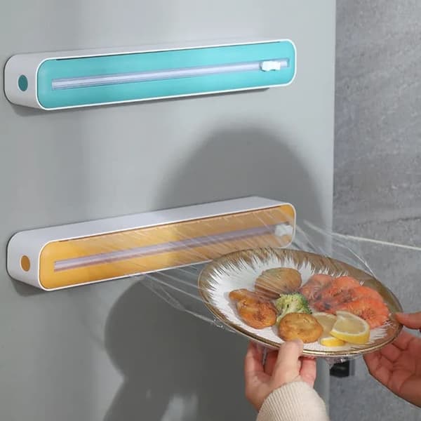 Lollanda Folieskärare - Hållare för aluminiumfolie & plastfolie 36x7x5cm