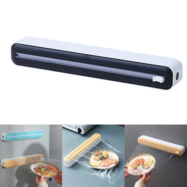 Lollanda Folieskärare - Hållare för aluminiumfolie & plastfolie 36x7x5cm