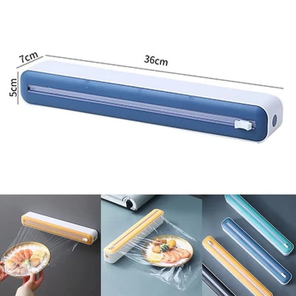 Lollanda Folieskärare - Hållare för aluminiumfolie & plastfolie 36x7x5cm
