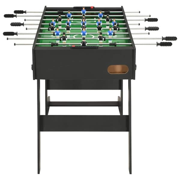 vidaXL Fotbollsbord hopfällbart 121x61x80 cm svart