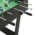 Miniatyrbild 7 av 11: vidaXL Fotbollsbord hopfällbart 121x61x80 cm svart