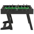 Miniatyrbild 2 av 11: vidaXL Fotbollsbord hopfällbart 121x61x80 cm svart