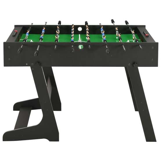 Fotbollsbord Hopfällbart 121X61X80 Cm Svart