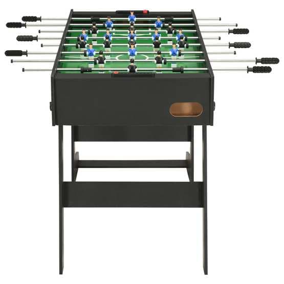 Fotbollsbord Hopfällbart 121X61X80 Cm Svart