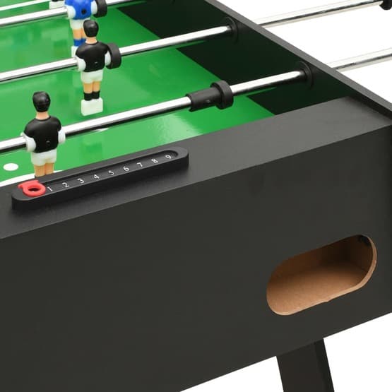 Fotbollsbord Hopfällbart 121X61X80 Cm Svart