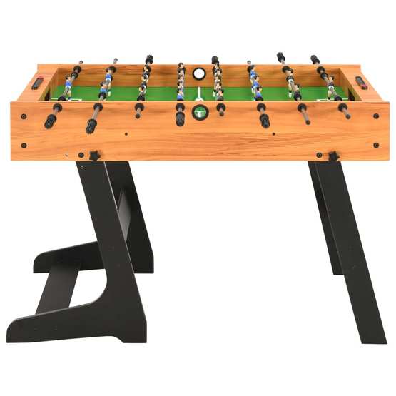 Fotbollsbord Hopfällbart 121X61X80 Cm Ljusbrun