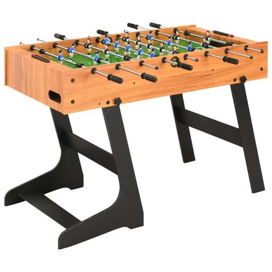 Fotbollsbord Hopfällbart 121X61X80 Cm Ljusbrun