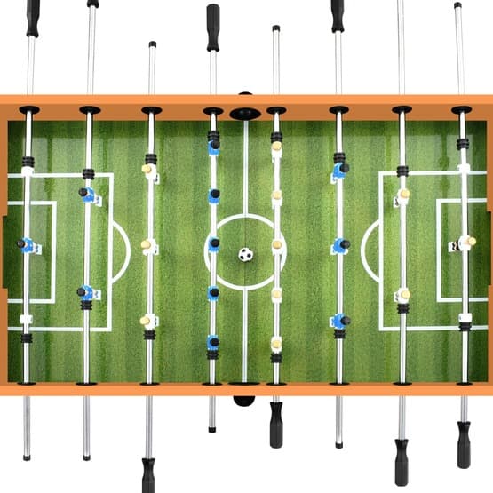 Fotbollsbord Stål 60 Kg 140X74,5X87,5 Cm Ljusbrun Och Svart