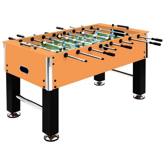 Fotbollsbord Stål 60 Kg 140X74,5X87,5 Cm Ljusbrun Och Svart