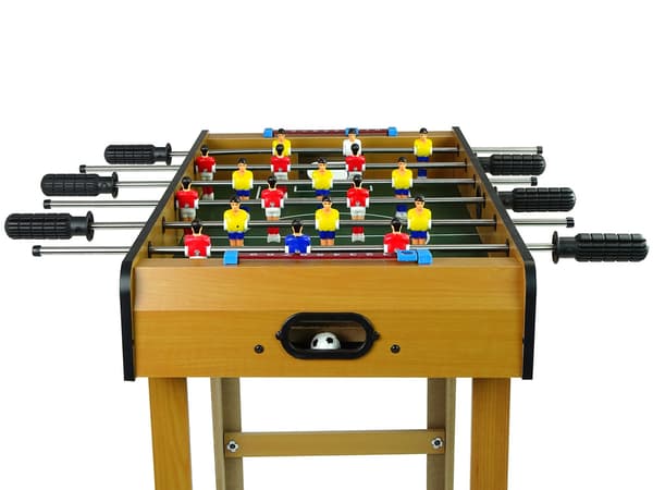 Bordfodbold - fodboldbord i træ - 69 x 36,5 x 62 cm