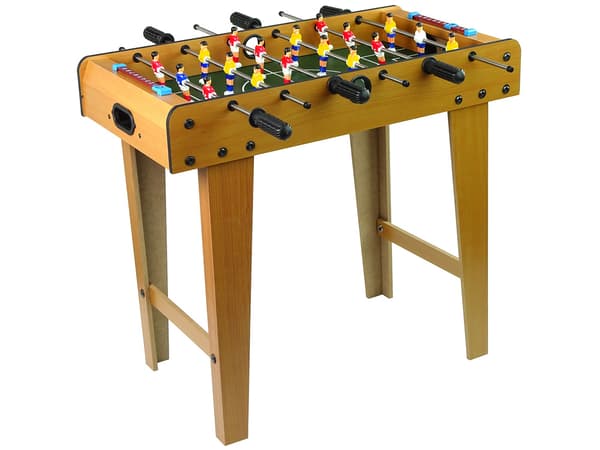 Bordfodbold - fodboldbord i træ - 69 x 36,5 x 62 cm