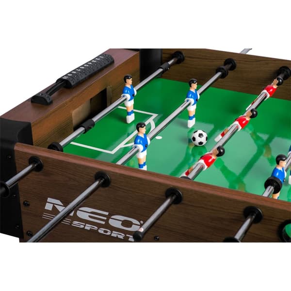 Neosport Foosball Bord 118x61x79 cm NS-804 Mørkebrun