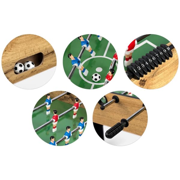 Neosport bordfodboldbord 118x61x79cm NS-805 træ