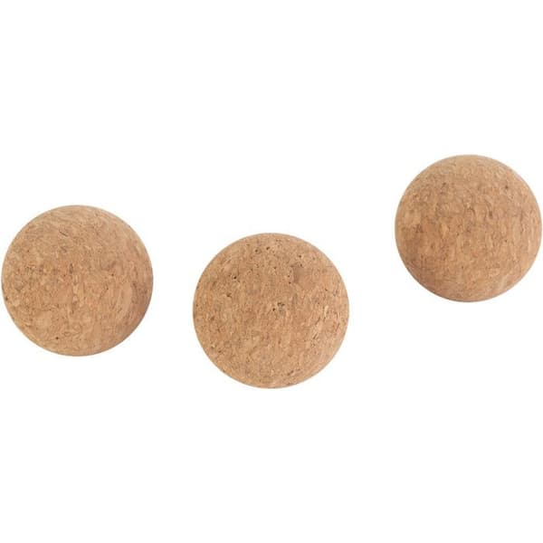 Set med 3 Out2Play O2P bordsfotbollsbollar - beige - 3,6x1x1 cm