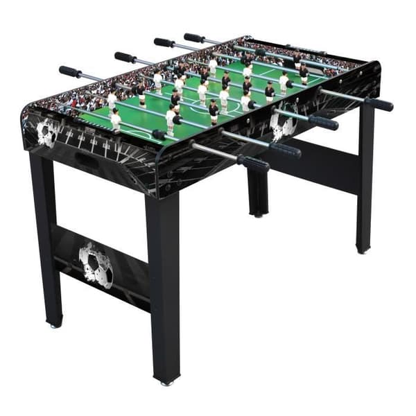 Junior Bordsfotboll - DEVESSPORT - Mått 115x61x78cm - Teleskopisk säkerhetsstång 12,7 mm - Svart