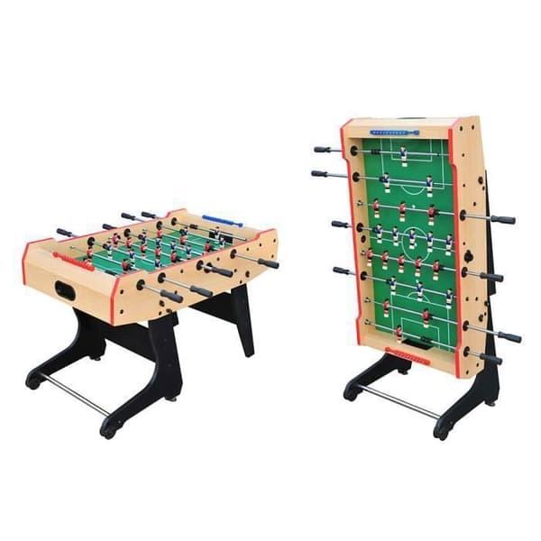 DEVESSPORT hopfällbar fotboll - Brun - MDF - Vuxen - 122 x 60,5 x 82 cm