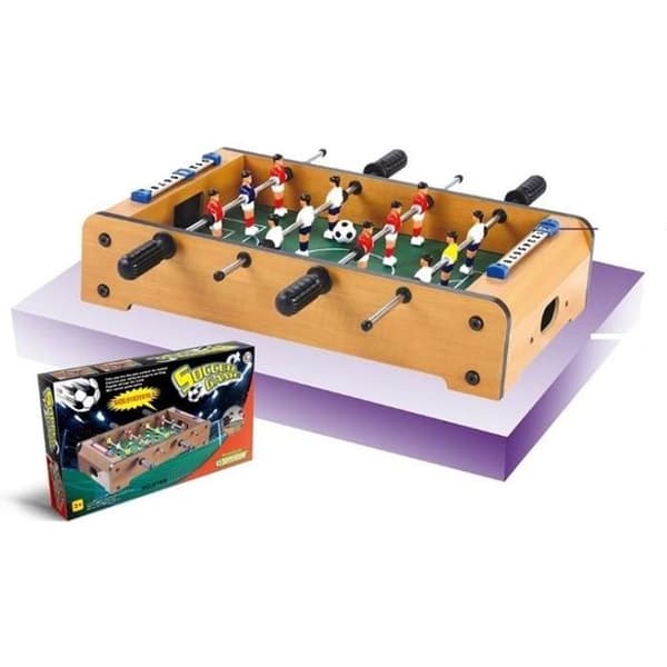 Bordsfotboll - DEVESSPORT - Blandat - 69x37x10 - MDF/PVC/metall - Brun