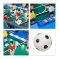 Miniatyrbild 6 av 6: Relaxdays Bordtennisbord, LED-lampor, barn &amp; vuxna, 4 stångar, 2 bollar ingår, mini fotbollsspel, blå