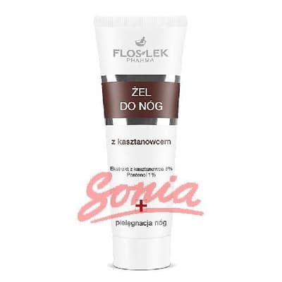 FLOSLEK Series for the care of hands and feet Gel with chestnut