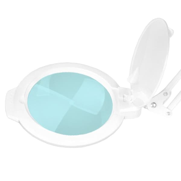 LED-förstoringslampa Glow Moonlight 8012/5' vit med stativ