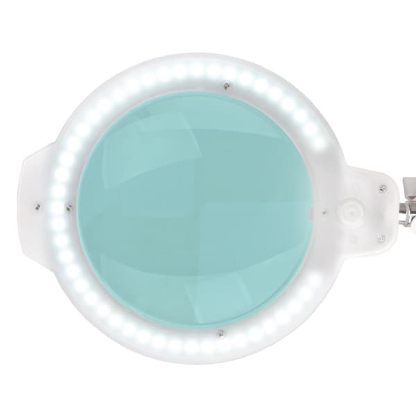 LED-förstoringslampa Glow Moonlight 8012/5' vit med stativ