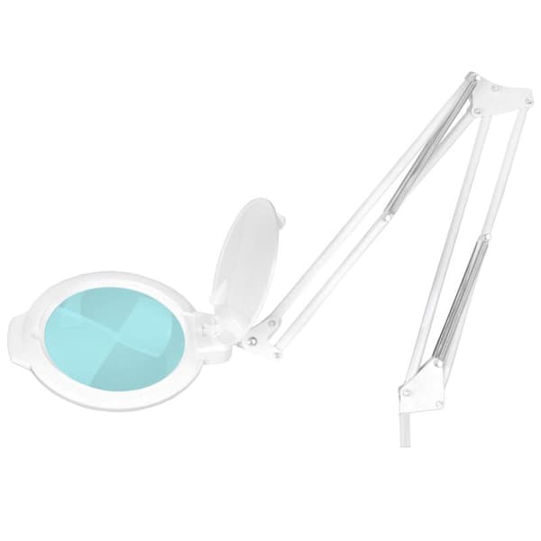 LED-förstoringslampa Glow Moonlight 8012/5' vit med stativ