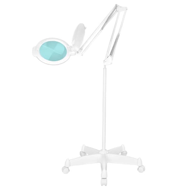 LED-förstoringslampa Glow Moonlight 8012/5' vit med stativ