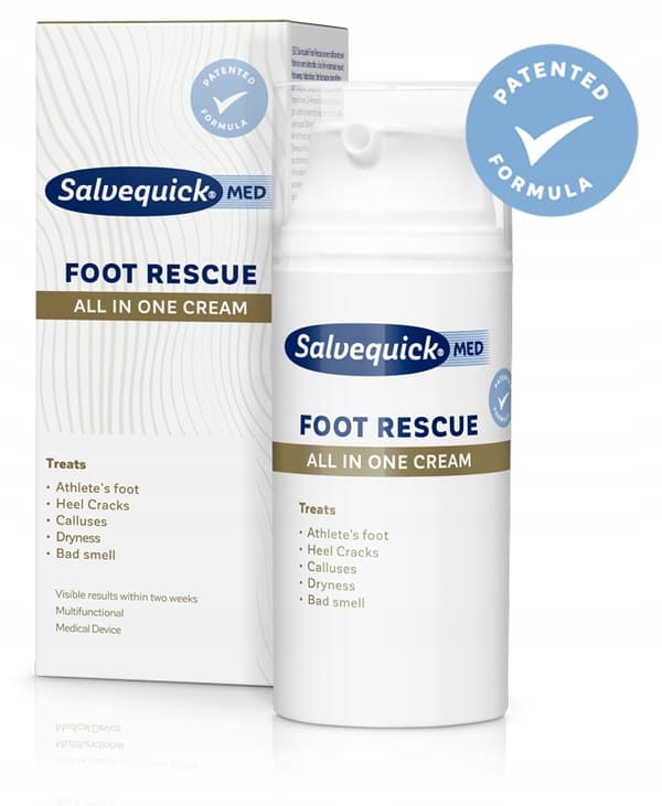salvequick foot rescue fodcreme helbreder fødder