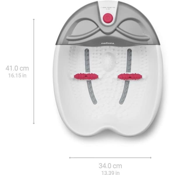 MEDISANA - FS 300 - Fodbad - Hvid - Spa-massage og afslappende vibration