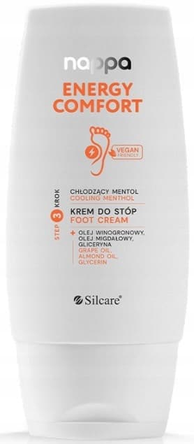 SILCARE FOTKRÄM Kylande Mentol NAPPA ENERGY COMFORT 100 ml